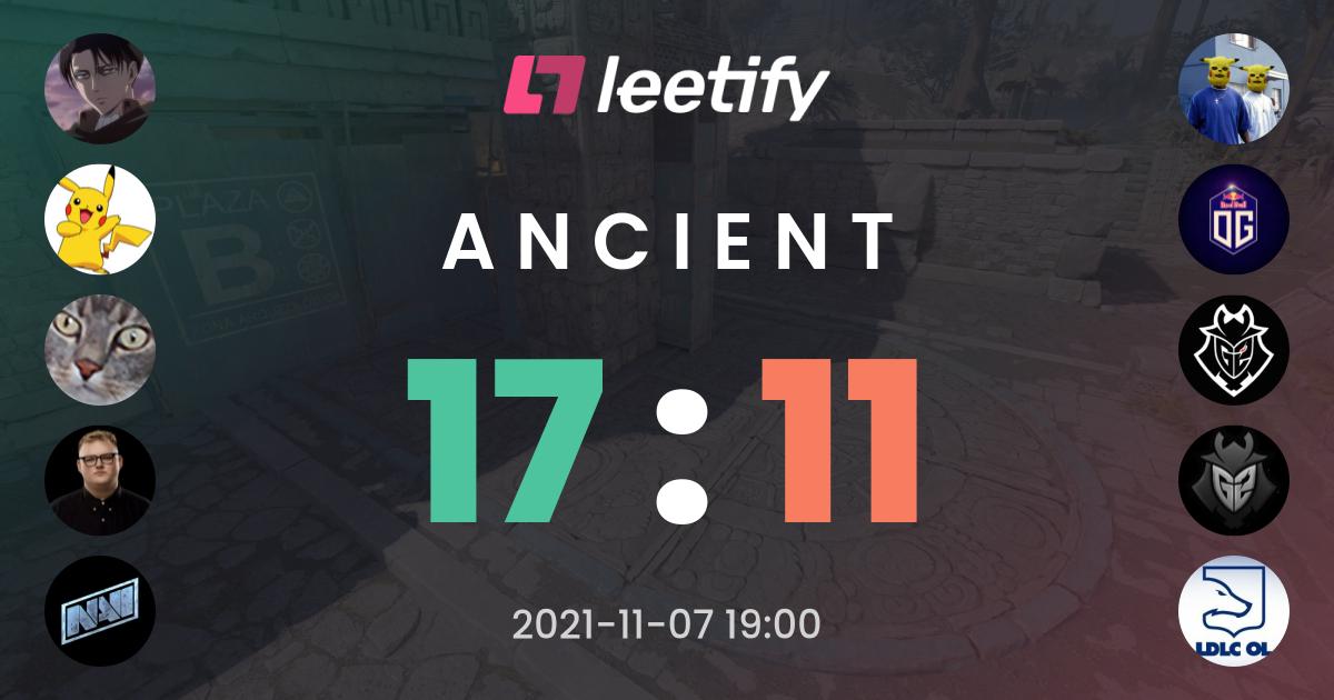 16 : 11 On Ancient - Leetify