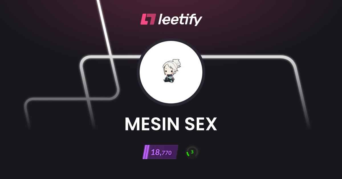 Mesin Sex Leetify 5725